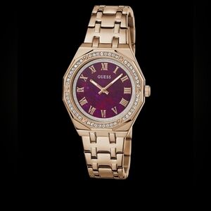 GUESS Ladies Rose Gold Tone Analog Watch36mm